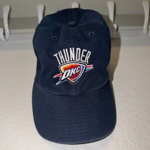 NBA Oklahoma City Thunder Navy Blue Hat with Team Logo